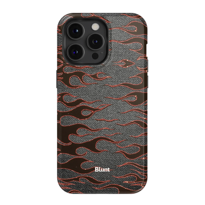 Steel Flame iPhone Case