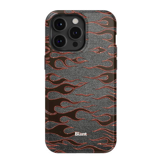 Steel Flame iPhone Case