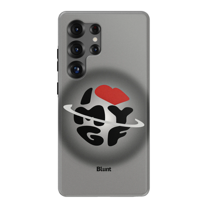 Grey Aura Girlfriend Samsung Case