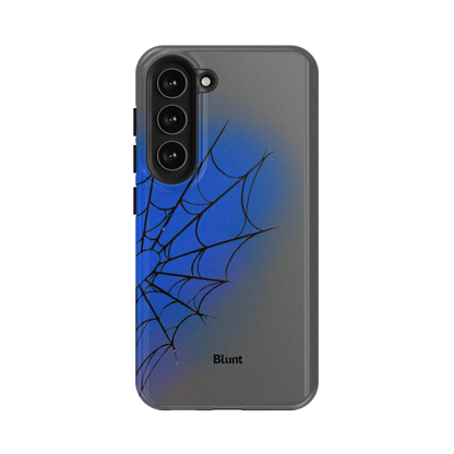 Grey Blue Web Samsung Case