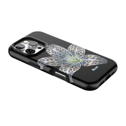 Blue-Leopard-Bloom-iphone-case-iPhone 16 Pro-2
