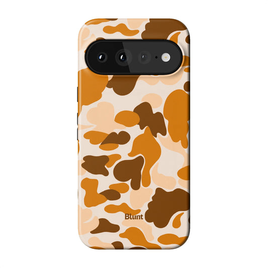 Orange Camo Pixel Case - Blunt Cases