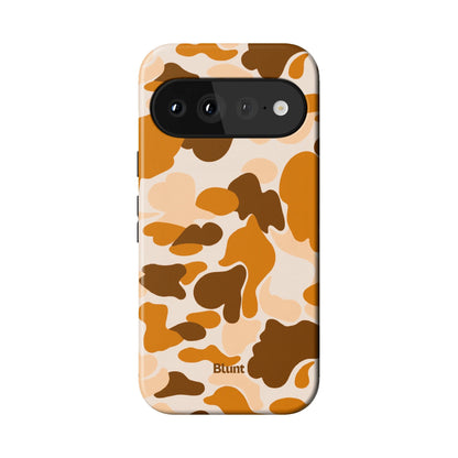 Orange Camo Pixel Case - Blunt Cases