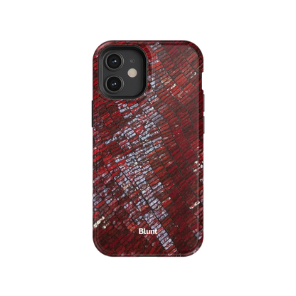 Crimson Scale iPhone Case