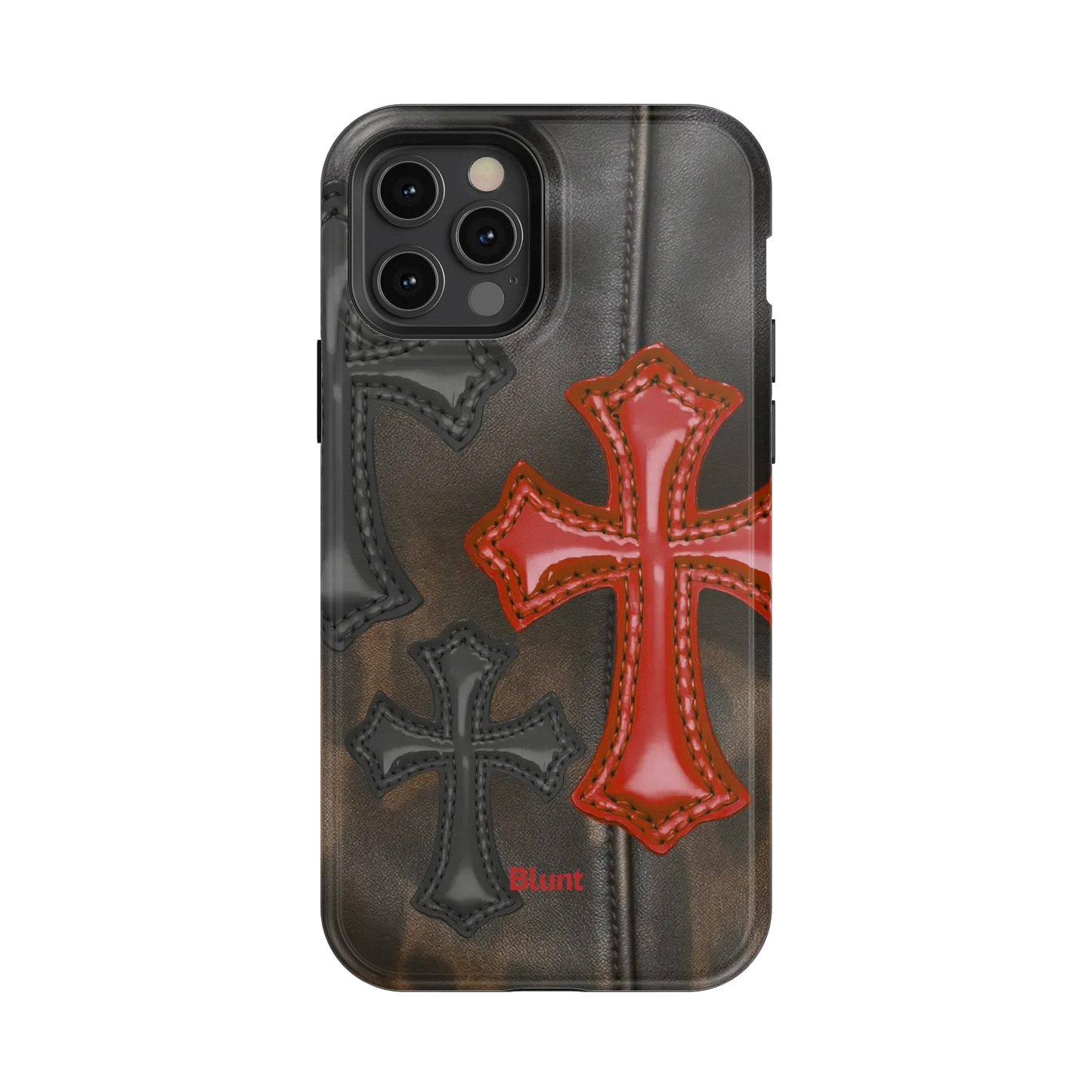 Leather Crosses iPhone Case