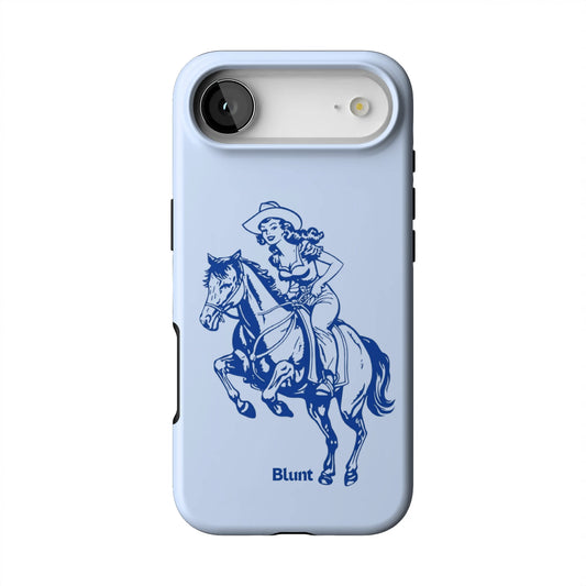 Blue-Lasso-Lady-iphone-case-iPhone 17 Air-1