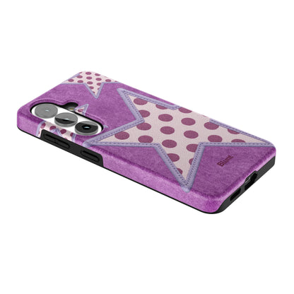 Lilac-Crush-Polka-Star-samsung-case-Galaxy S26-2