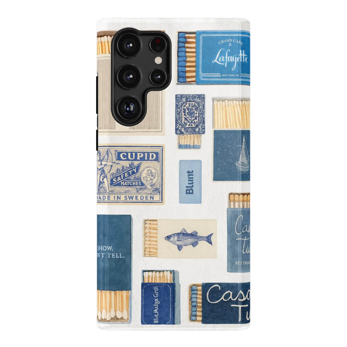 Teal flame Samsung Case