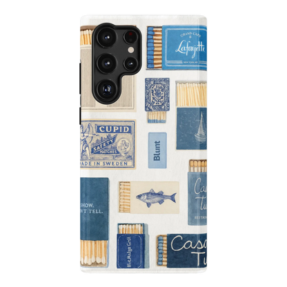 Teal flame Samsung Case