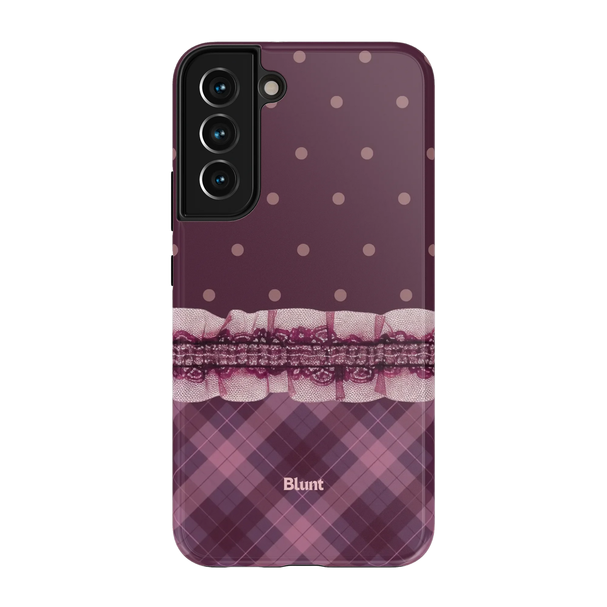 Lilac-Lattice-samsung-case-S22 Plus-1