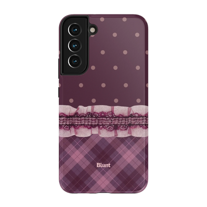 Lilac-Lattice-samsung-case-S22 Plus-1