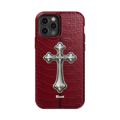 Crimson Crux iPhone Case