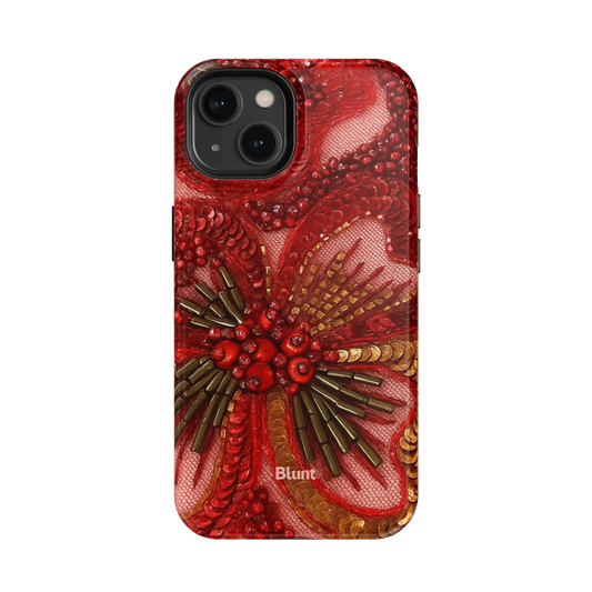 Crimson iPhone Case