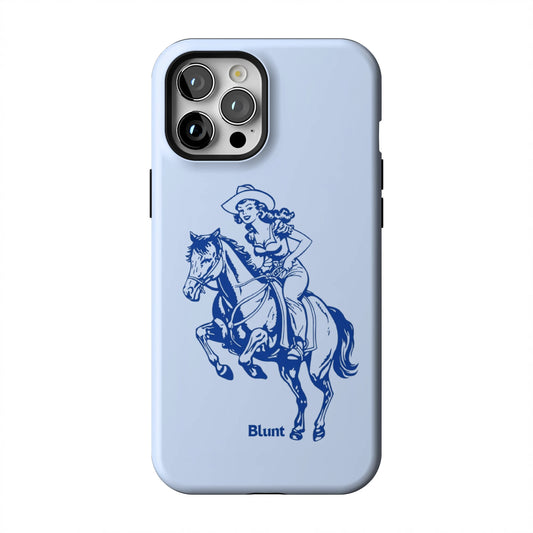 Blue-Lasso-Lady-iphone-case-iPhone 12 Pro Max-1