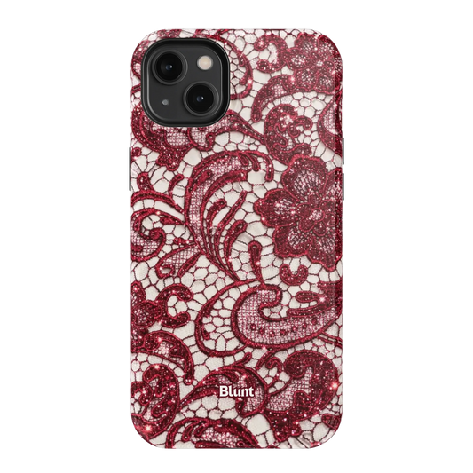 Crimson Lace iPhone Case