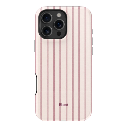 Rose Pinstripe iPhone Case
