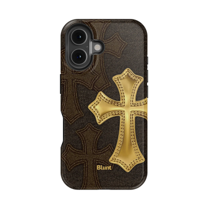 Gold Cross iPhone Case