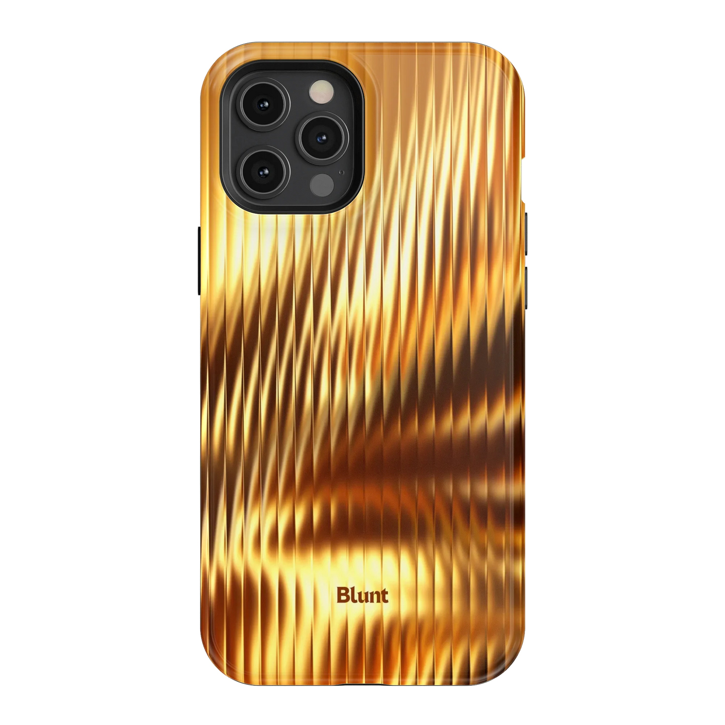 Golden Ripple iPhone Case