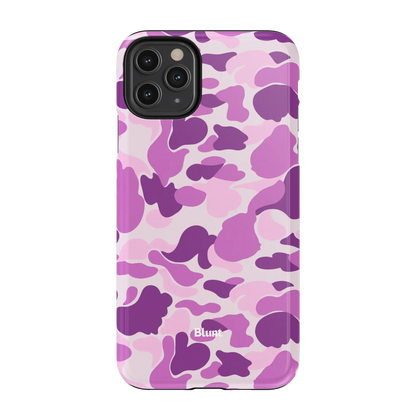 Purple Camo iPhone Case