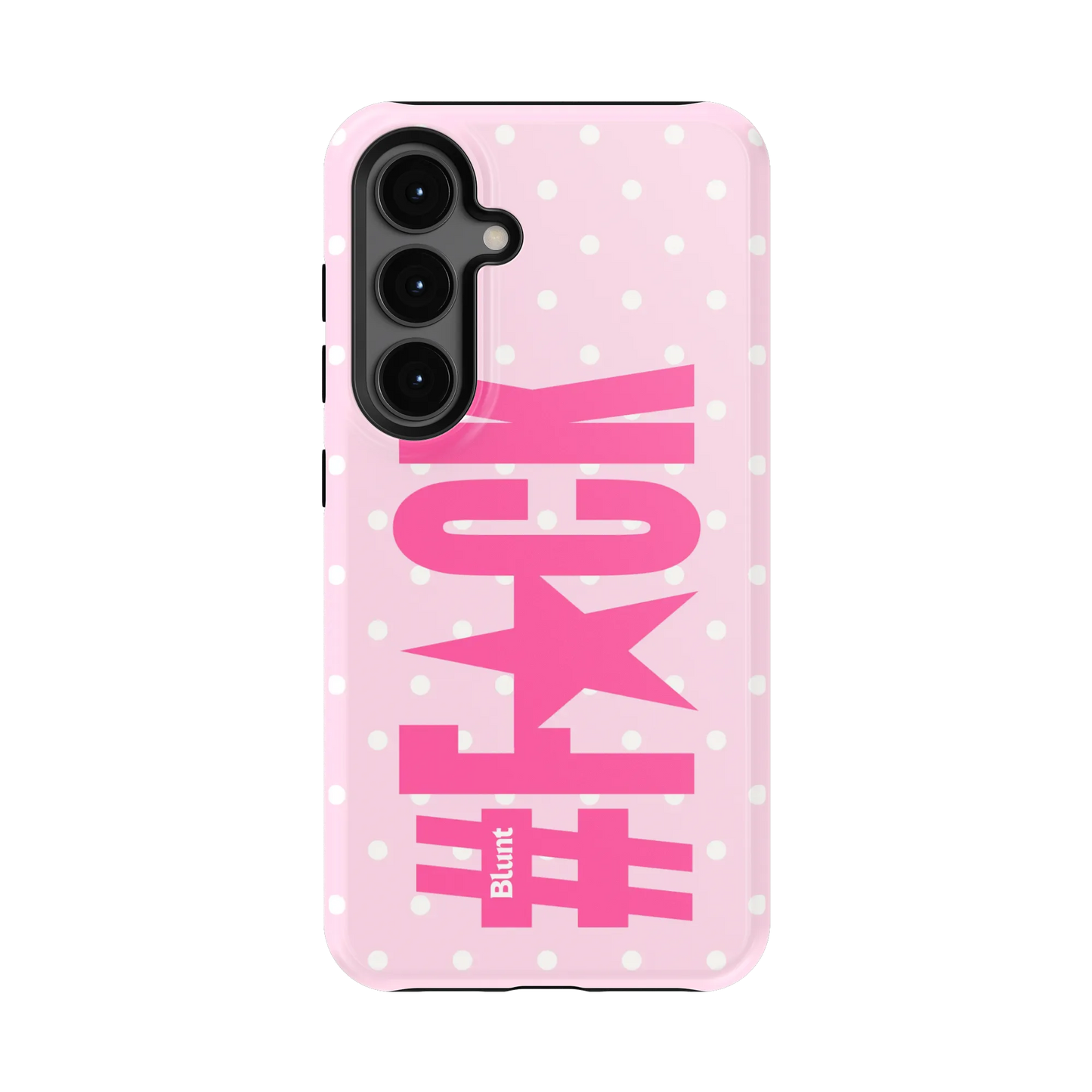Pink Polka Riot Samsung Case