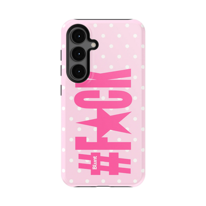 Pink Polka Riot Samsung Case