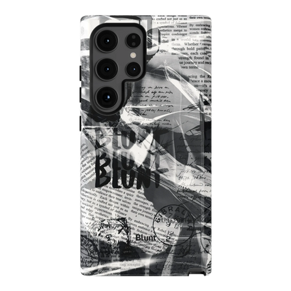 Black Love Letter Samsung Case