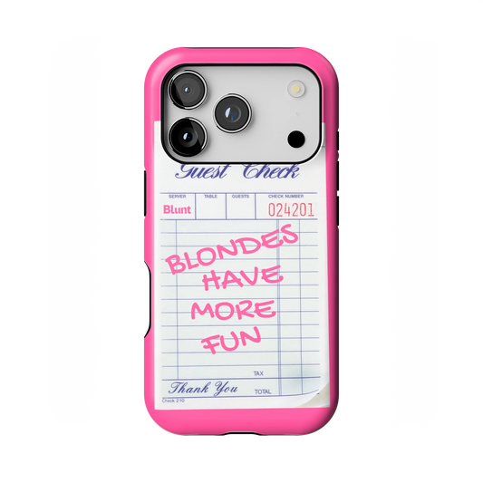 Blondes Have More Fun iPhone Case
