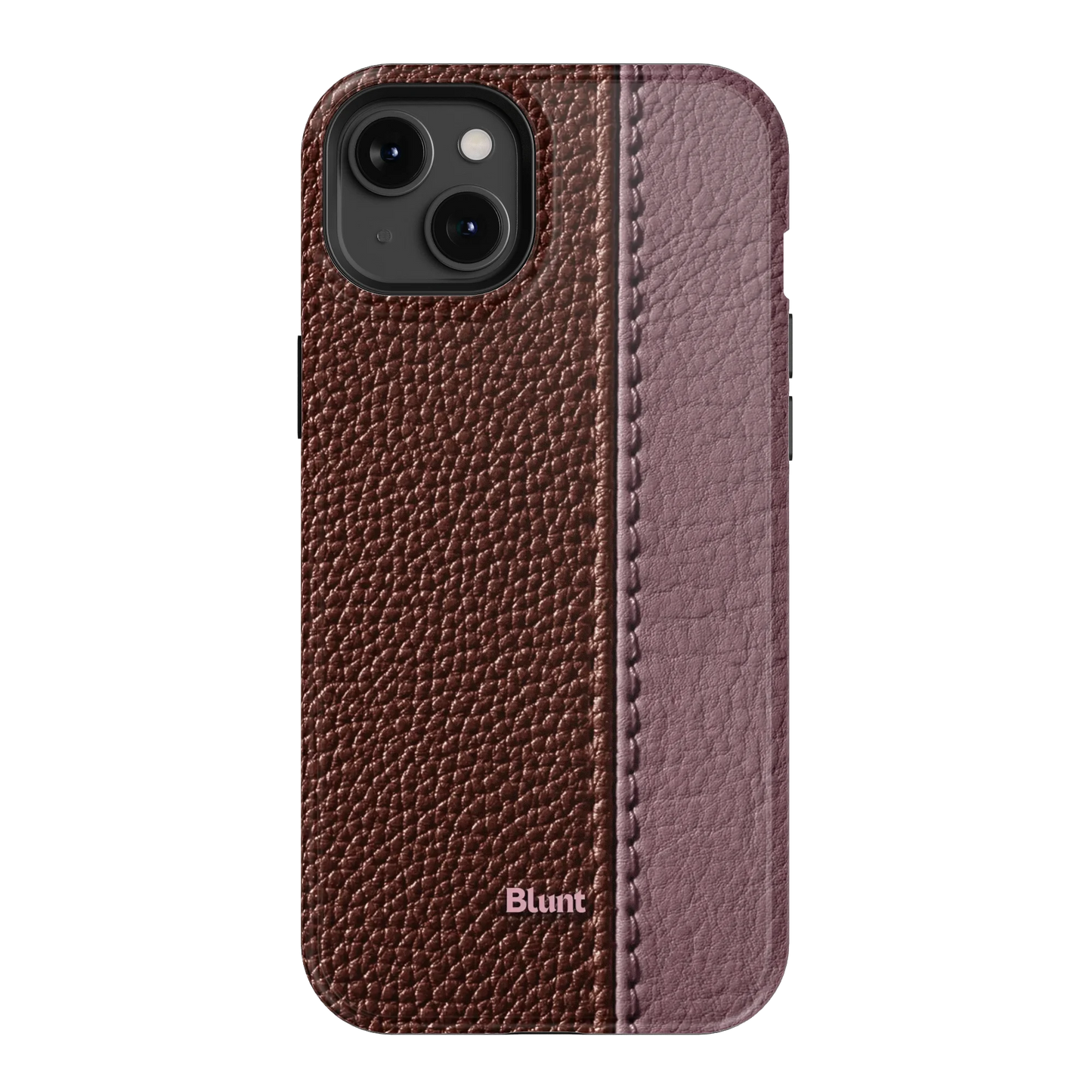 Maroon Grain iPhone Case