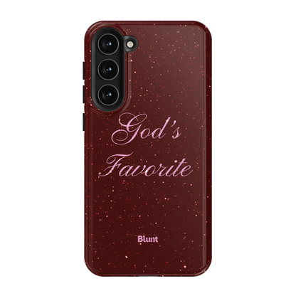 Gods Favorite Burgundy Samsung Case