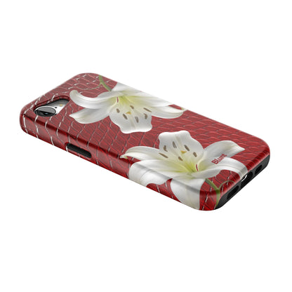 Crimson-Lily-iphone-case-iPhone 17 E-2