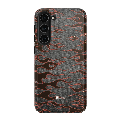 Steel Flame Samsung Case