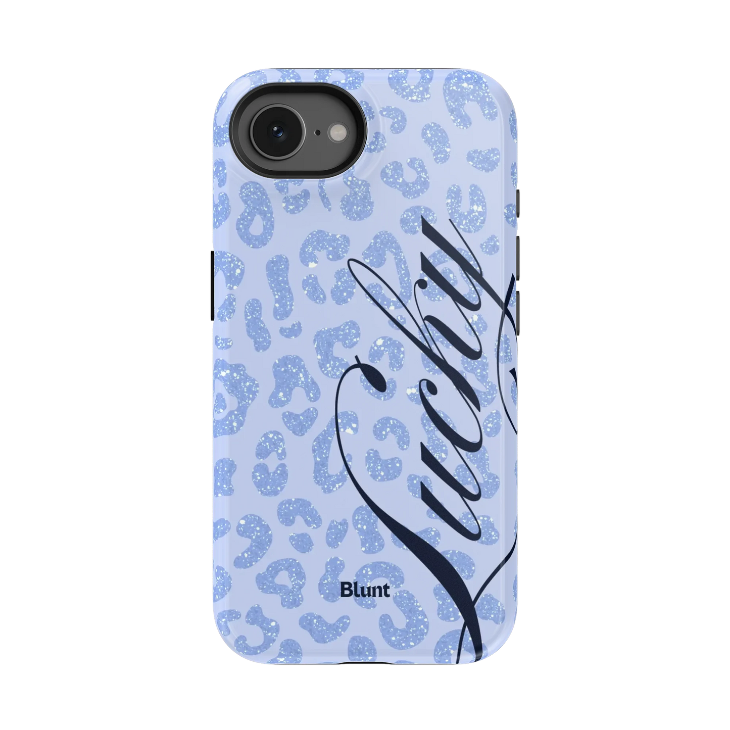 Blue Cheetah Lucky iPhone Case