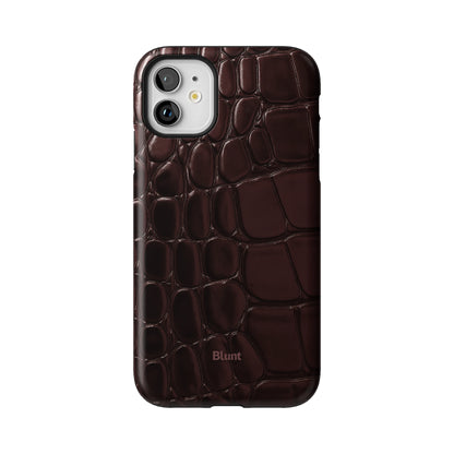 Oxblood Croc iPhone Case gallery - Iphone_11_Iphone_1