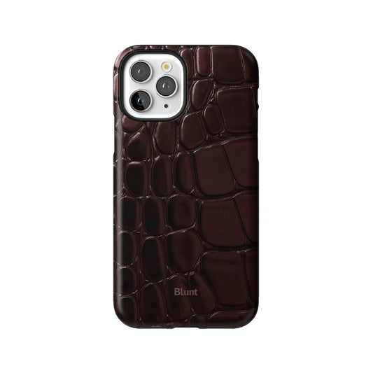 Oxblood Croc iPhone Case gallery - Iphone_11_Pro_1