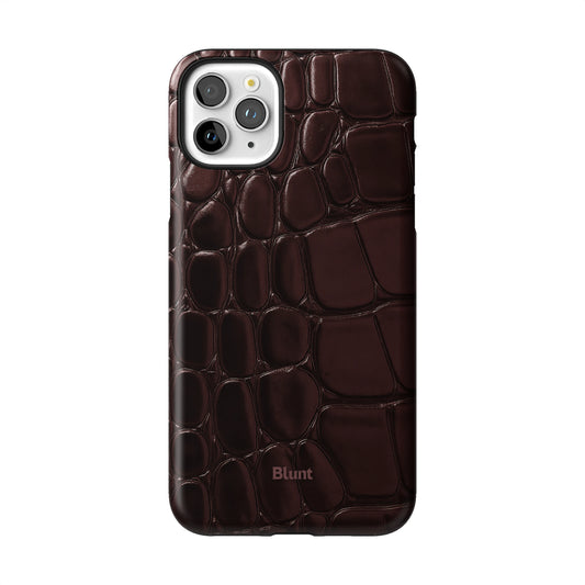 Oxblood Croc iPhone Case gallery - Iphone_11_Pro_Max_1