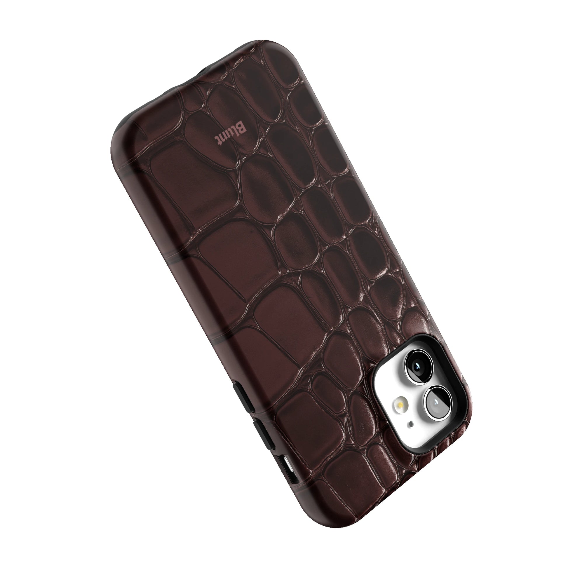 Oxblood Croc iPhone Case gallery - Iphone_12_Iphone_5