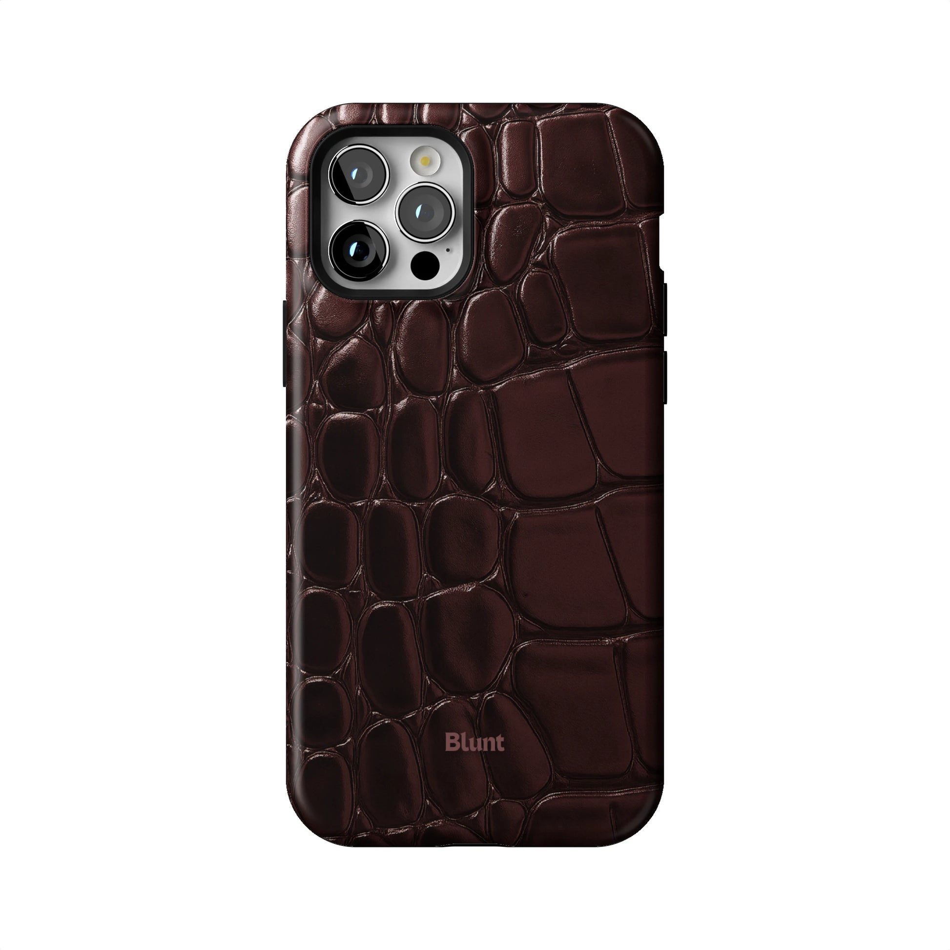 Oxblood Croc iPhone Case gallery - Iphone_12_Pro_1