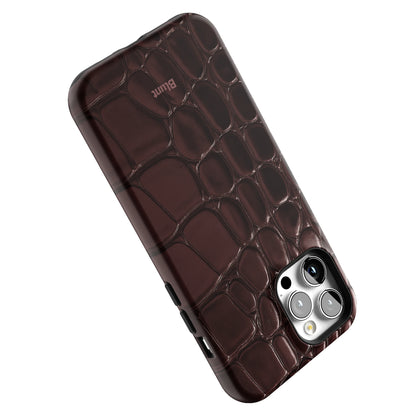 Oxblood Croc iPhone Case gallery - Iphone_12_Pro_Max_5