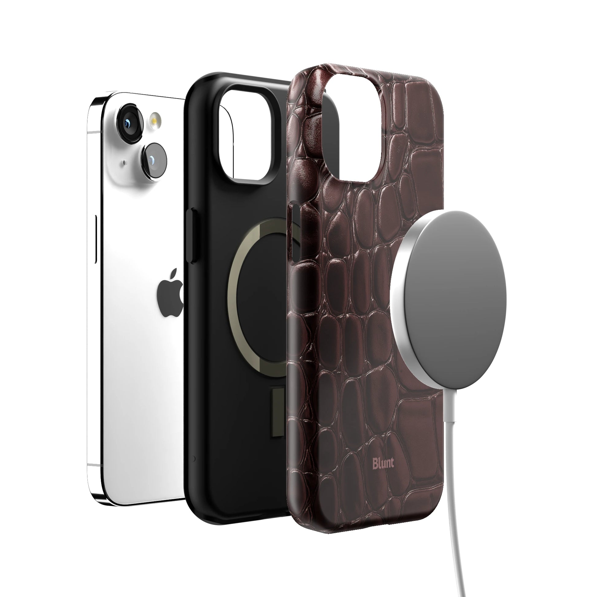 Oxblood Croc iPhone Case gallery - Iphone_13_Iphone_4