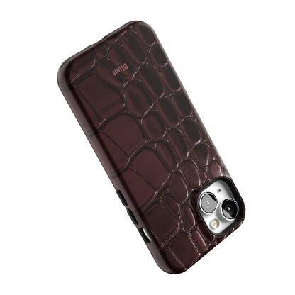 Oxblood Croc iPhone Case gallery - Iphone_13_Iphone_5