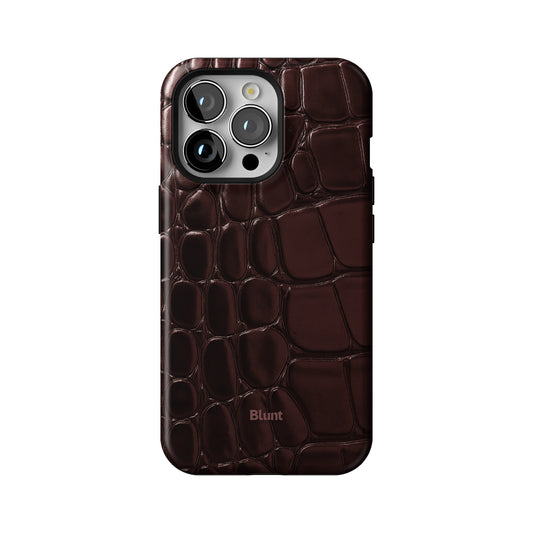 Oxblood Croc iPhone Case gallery - Iphone_13_Pro_1