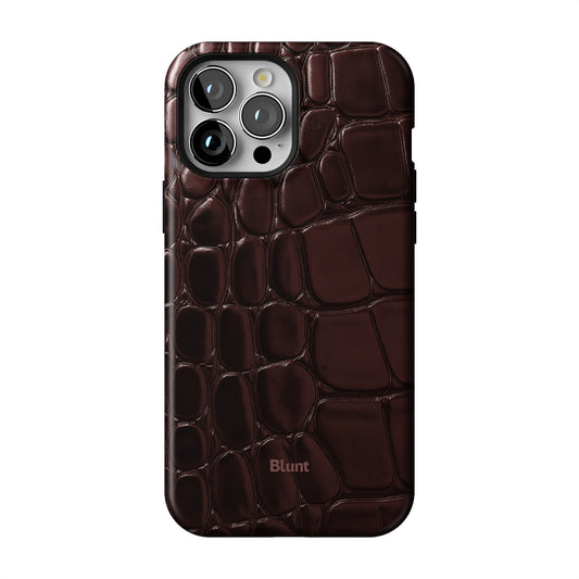 Oxblood Croc iPhone Case gallery - Iphone_13_Pro_Max_1