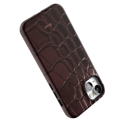 Oxblood Croc iPhone Case gallery - Iphone_14_Mini_Air_Plus_5