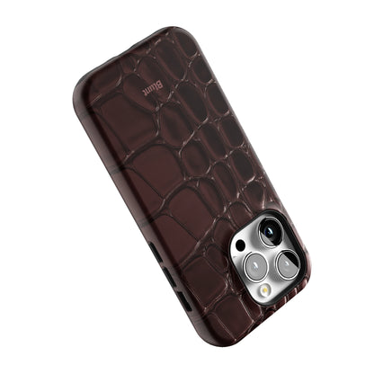 Oxblood Croc iPhone Case gallery - Iphone_14_Pro_5