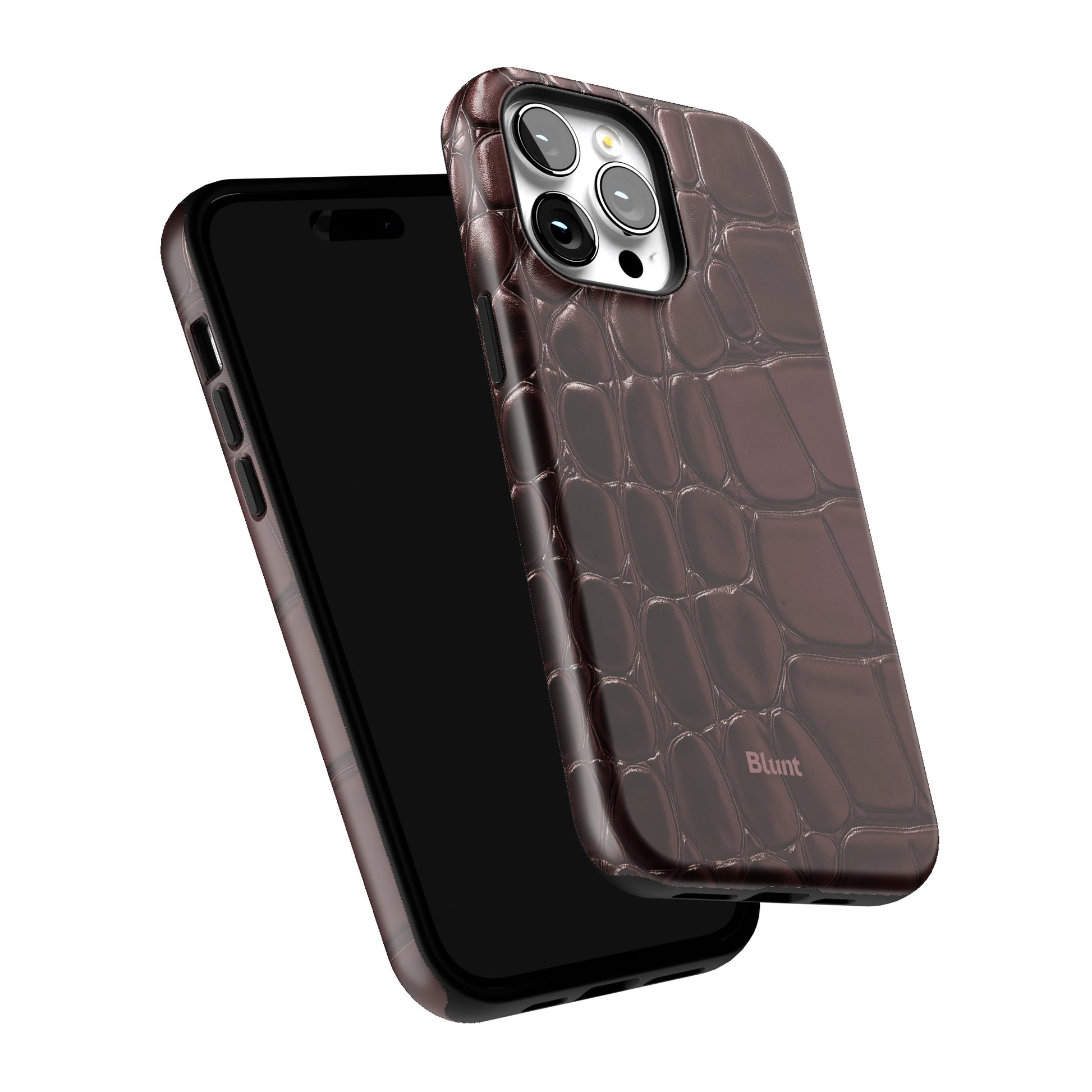 Oxblood Croc iPhone Case gallery - Iphone_14_Pro_Max_6