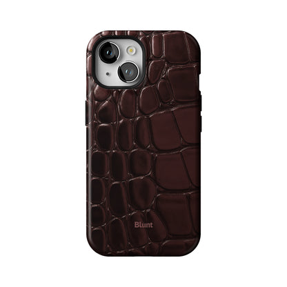 Oxblood Croc iPhone Case gallery - Iphone_15_Iphone_1
