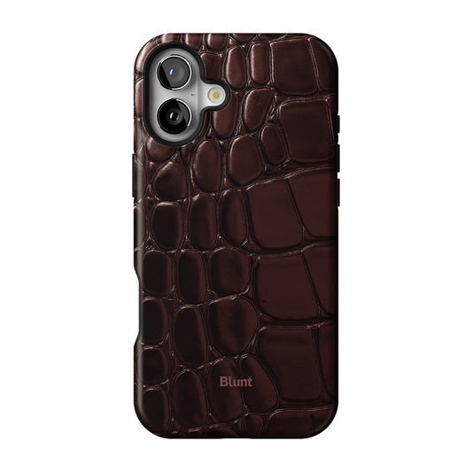 Oxblood Croc iPhone Case gallery - Iphone_16_Mini_Air_Plus_1
