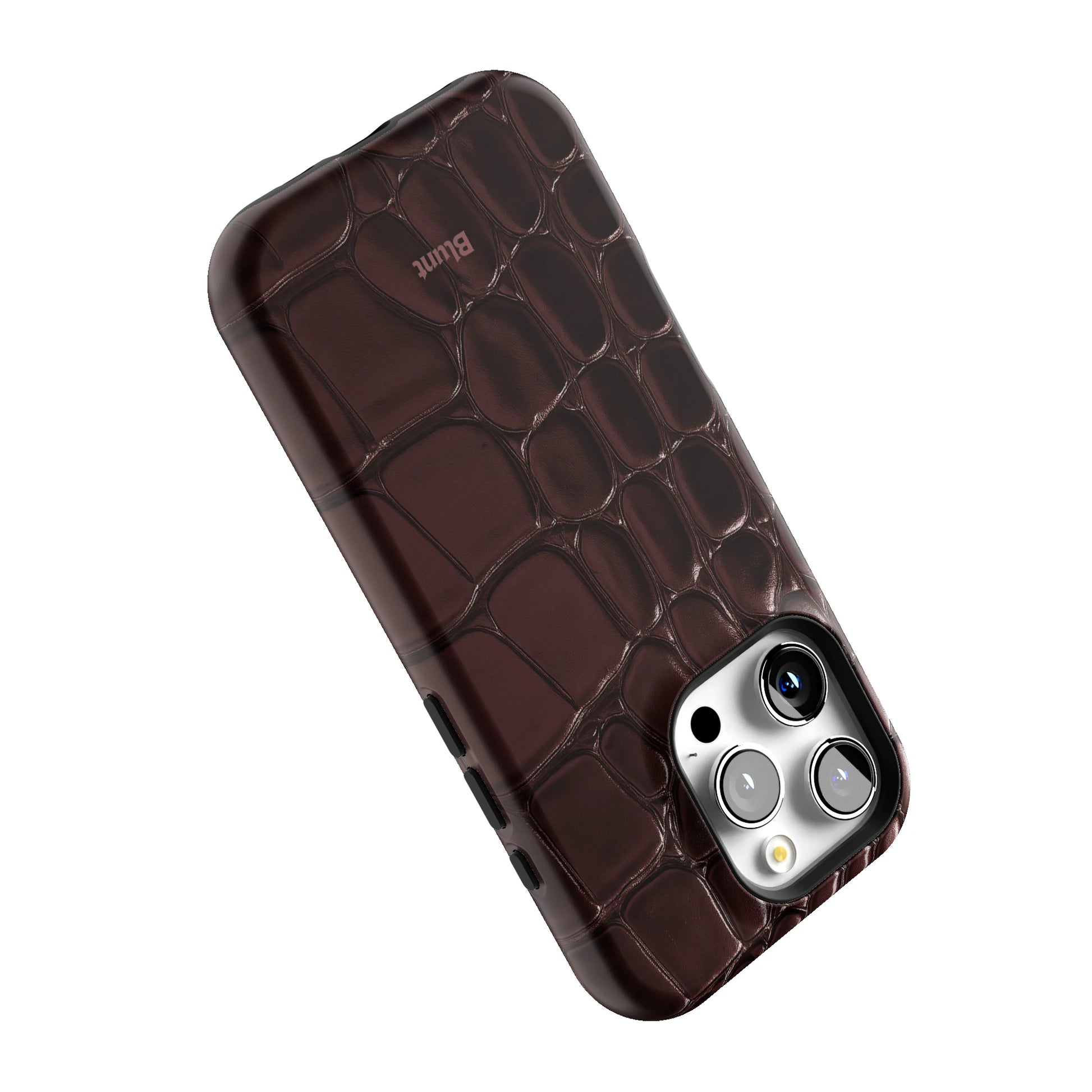 Oxblood Croc iPhone Case gallery - Iphone_16_Pro_5