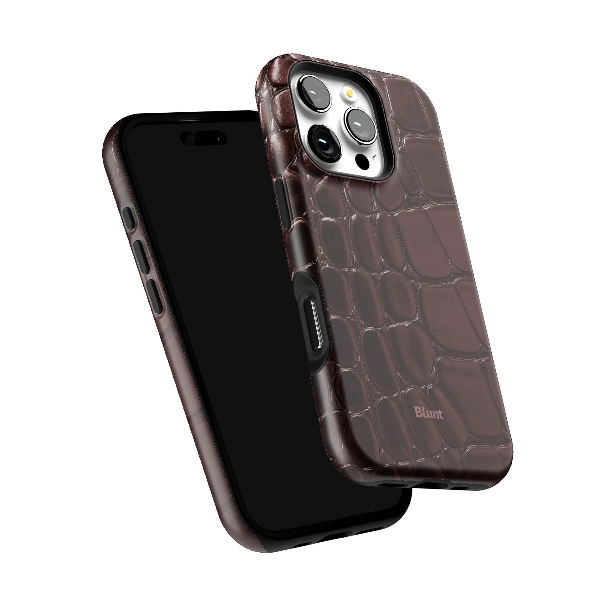 Oxblood Croc iPhone Case gallery - Iphone_16_Pro_6