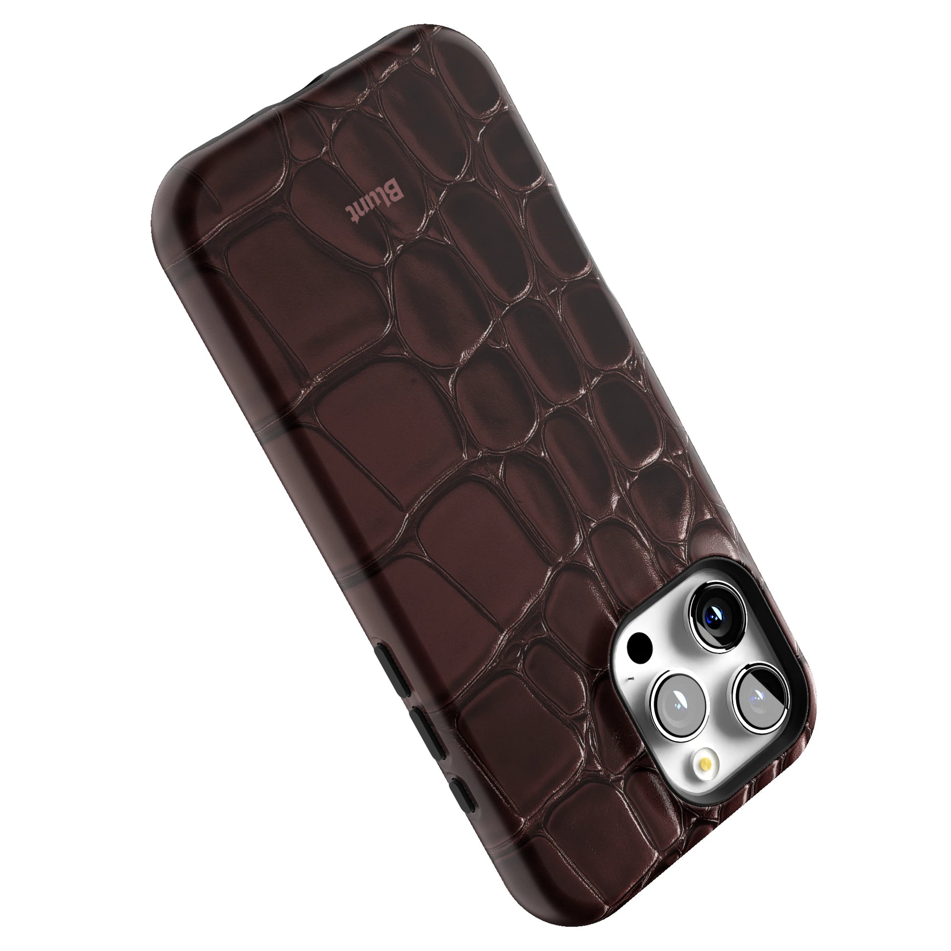 Oxblood Croc iPhone Case gallery - Iphone_16_Pro_Max_5